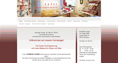 Desktop Screenshot of kosmetik-lounge.de